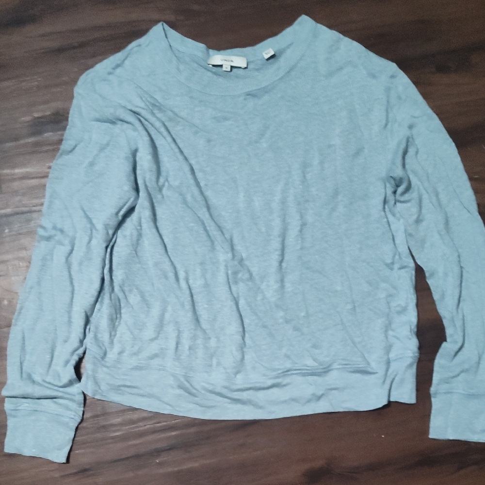 Vince Sky Blue Long Sleeve Shirt